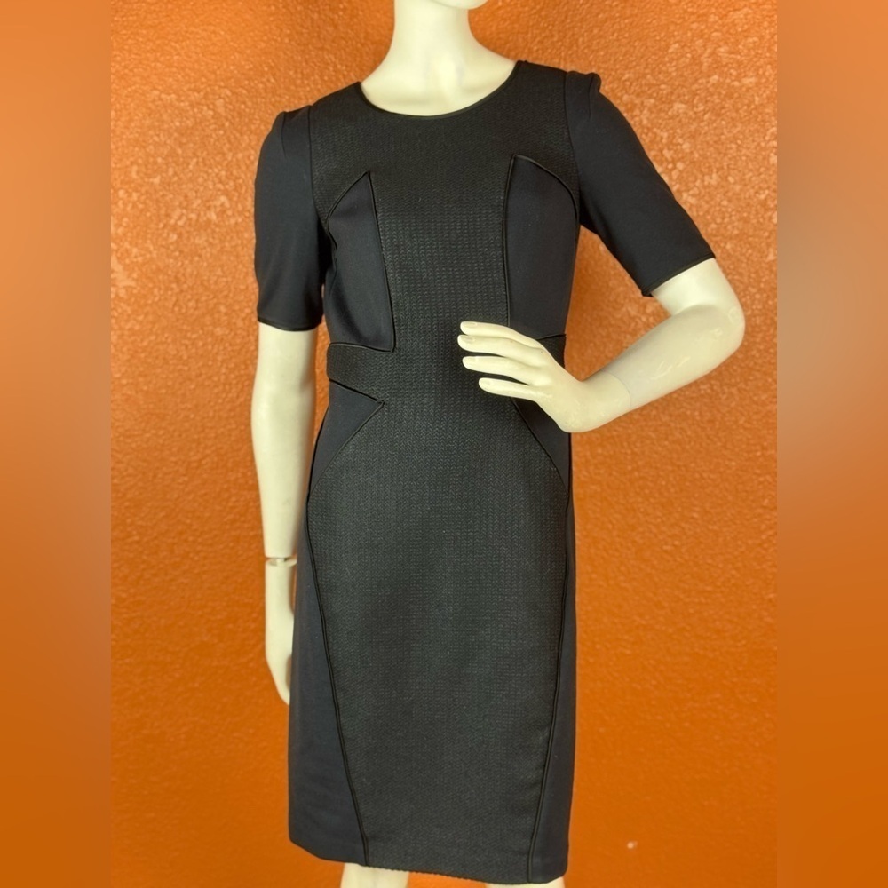 Club Monaco Matalin Sheath Career Above Knee Black Dress Women’s. D39
